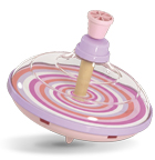 Юла большая прозрачная